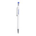 Wirly blue white touch ballpoint pen 