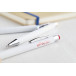 Wirly red white touch ballpoint pen 