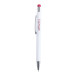 Wirly red white touch ballpoint pen 