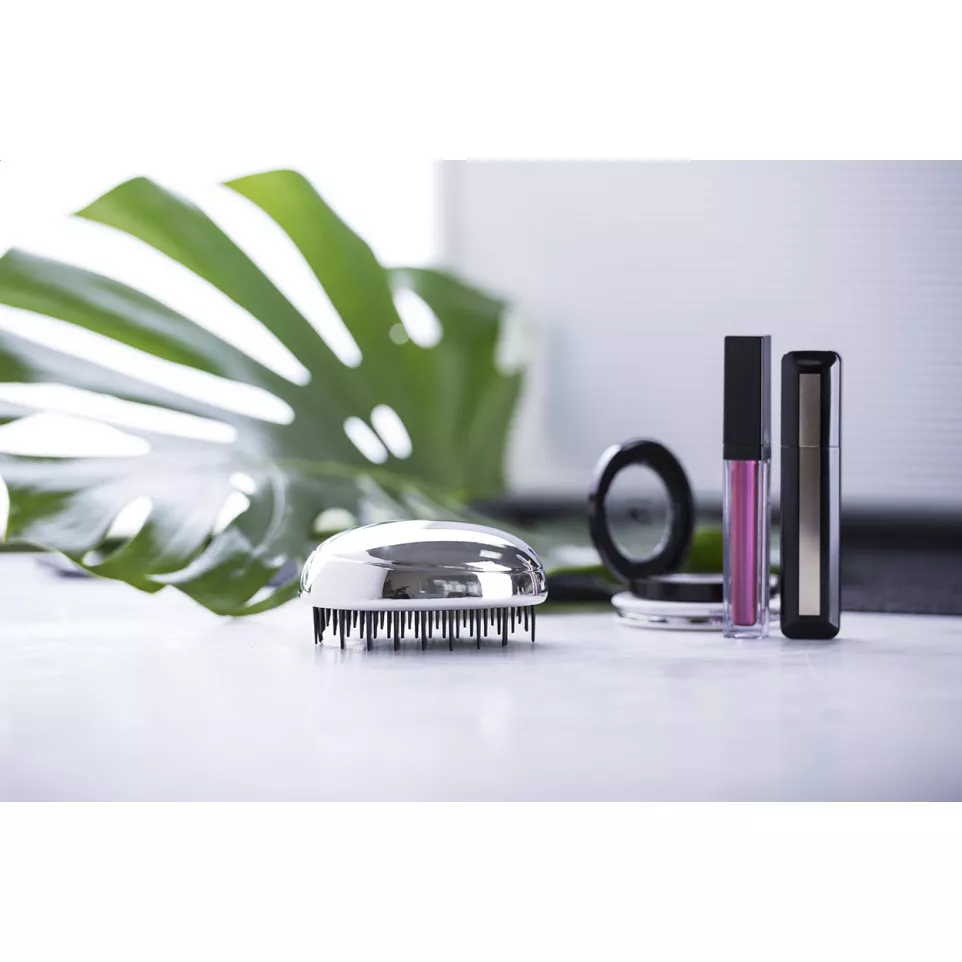 Mellux silver  hairbrush 