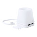 Lumeo white  pen holder with USB hub 