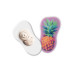 ColoBadge white  magnetic badge 