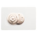 DomeBadge wit  magnetische badge 