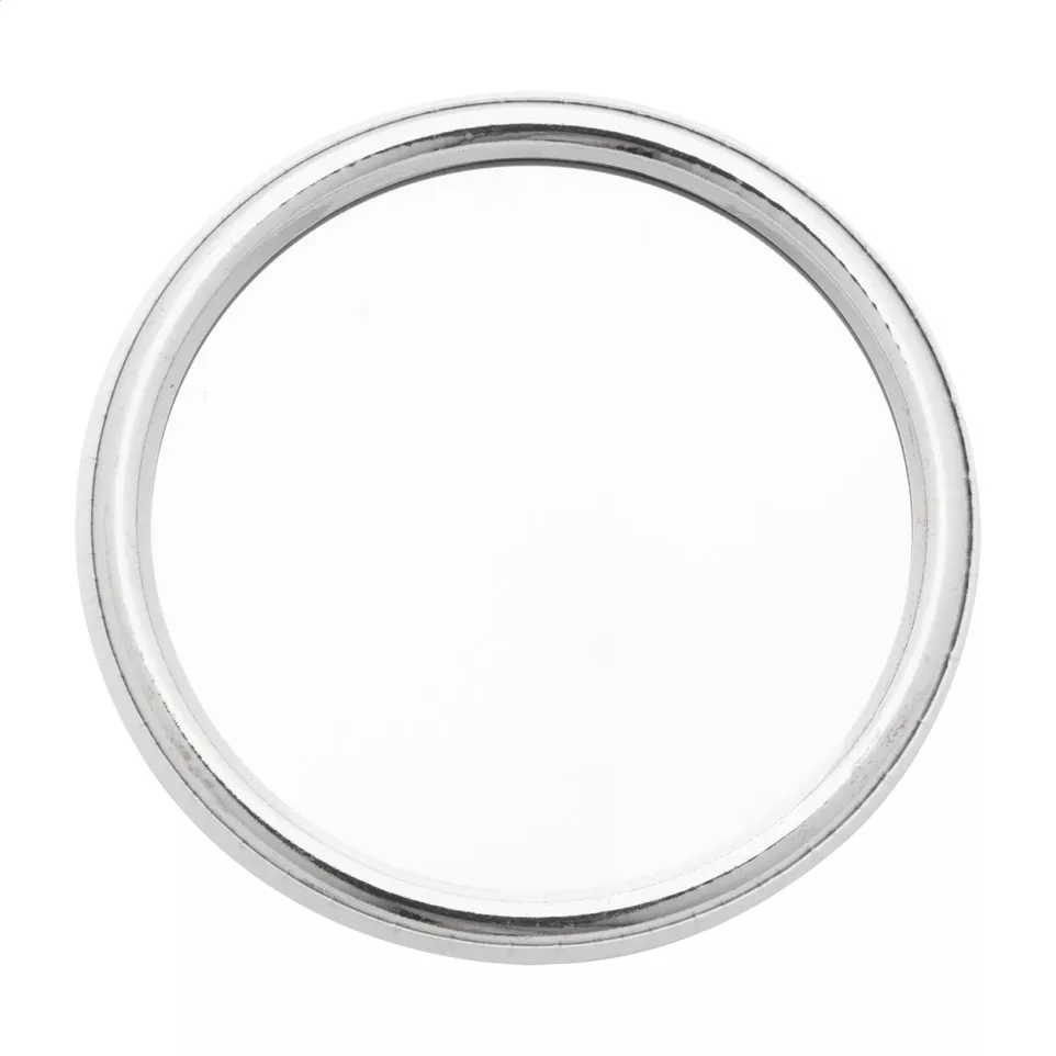BeautyBadge argenté  Miroir de poche 