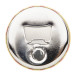 MagBadge Bottle silver white pin button bottle opener 