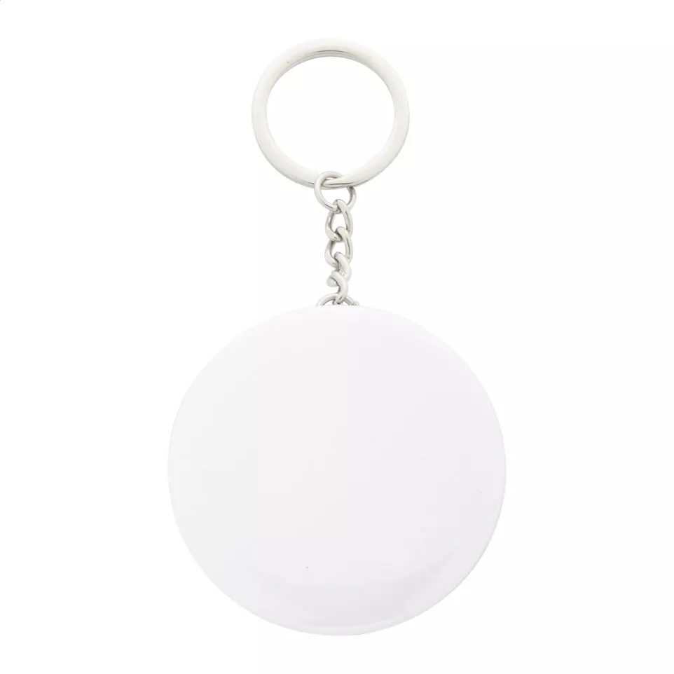 KeyBadge Bottle argenté blanc...