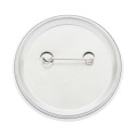PinBadge Maxi blanc argenté badge 