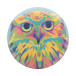 PinBadge Maxi wit zilver button met pin 
