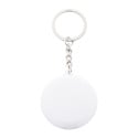 KeyBadge Mini white  pin button keyring 