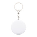 KeyBadge Mini wit  button sleutelhanger met pin 