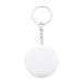 KeyBadge Mini white  pin button keyring 