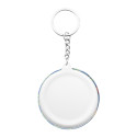 KeyBadge Mini blanc  porte-clés badge 