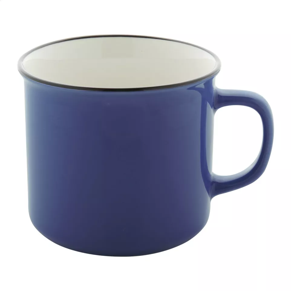 Woodstock bleu blanc mug vintage 