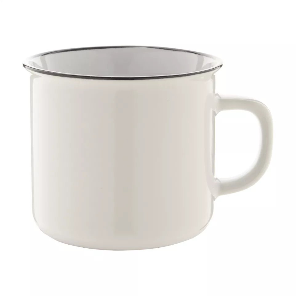 Woodstock white white vintage mug 