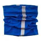 Reflex blauw  reflecterende multifunctionele sjaal 