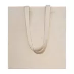 Longish 140 natural  cotton shopping bag 