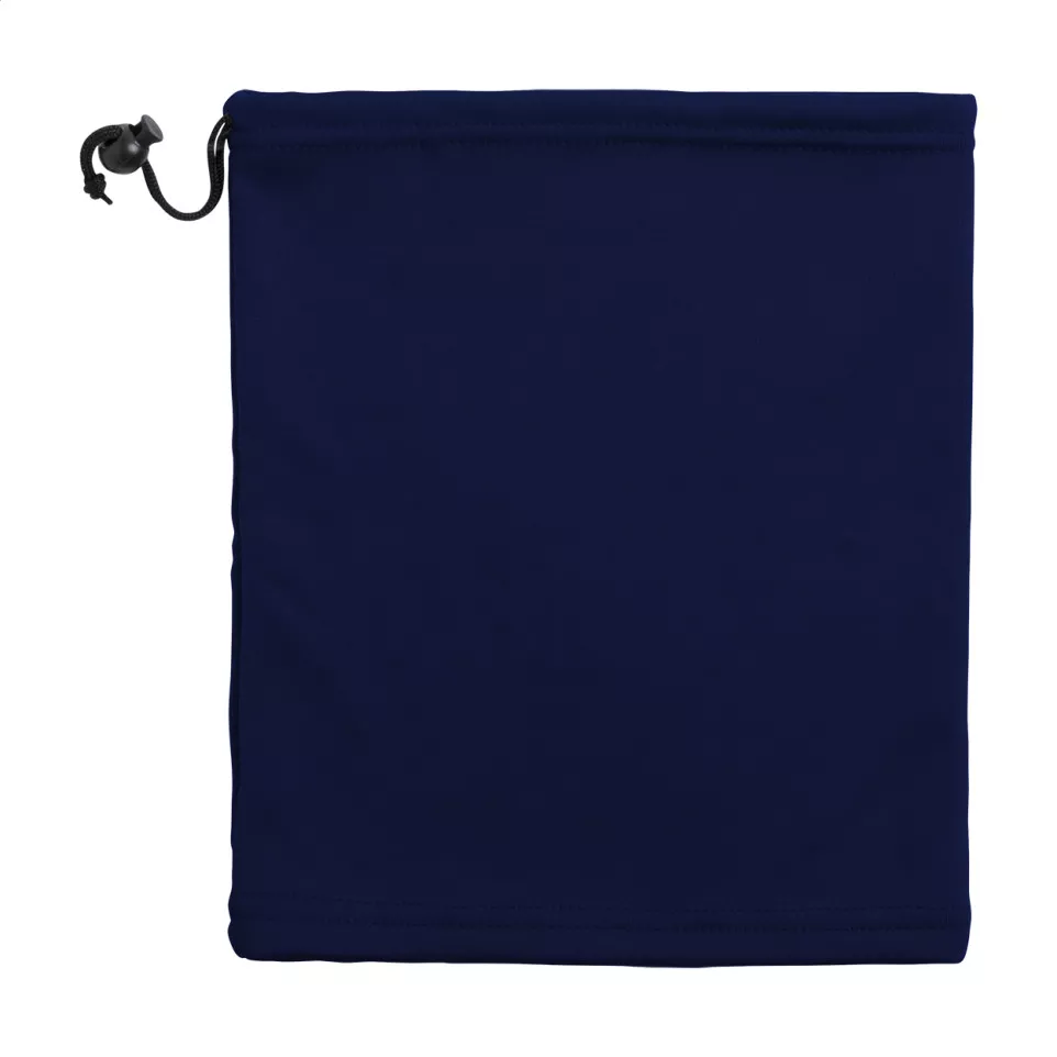 Swoosh bleu foncé  cache-col et bonnet 