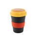 CreaCup Mini oranje  custom made thermobeker, grip C