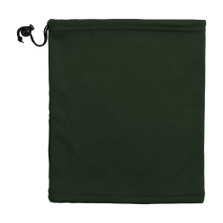 Swoosh dark green  neck warmer and hat 
