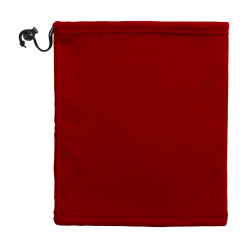 Swoosh rood  nek verwarmer en muts 