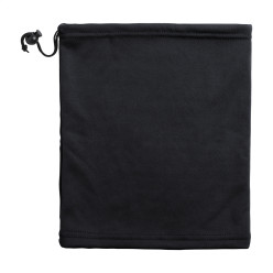 Swoosh black  neck warmer and hat 