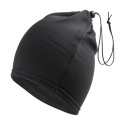 Swoosh zwart  nek verwarmer en muts 