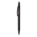 Pearly fuchsia noir stylo à bille 