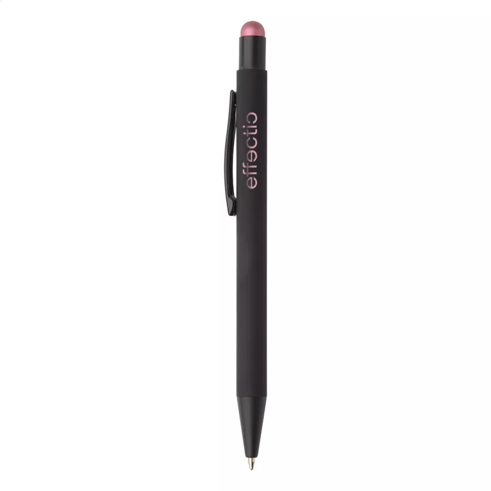 Pearly fuchsia noir stylo à bille 