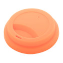 CreaCup Mini orange  customisable thermo cup, lid B