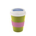 CreaCup Mini wit  custom made thermobeker, deksel B