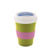 CreaCup Mini white  customisable thermo cup, lid B