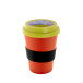 CreaCup Mini oranje  custom made thermobeker, mok A