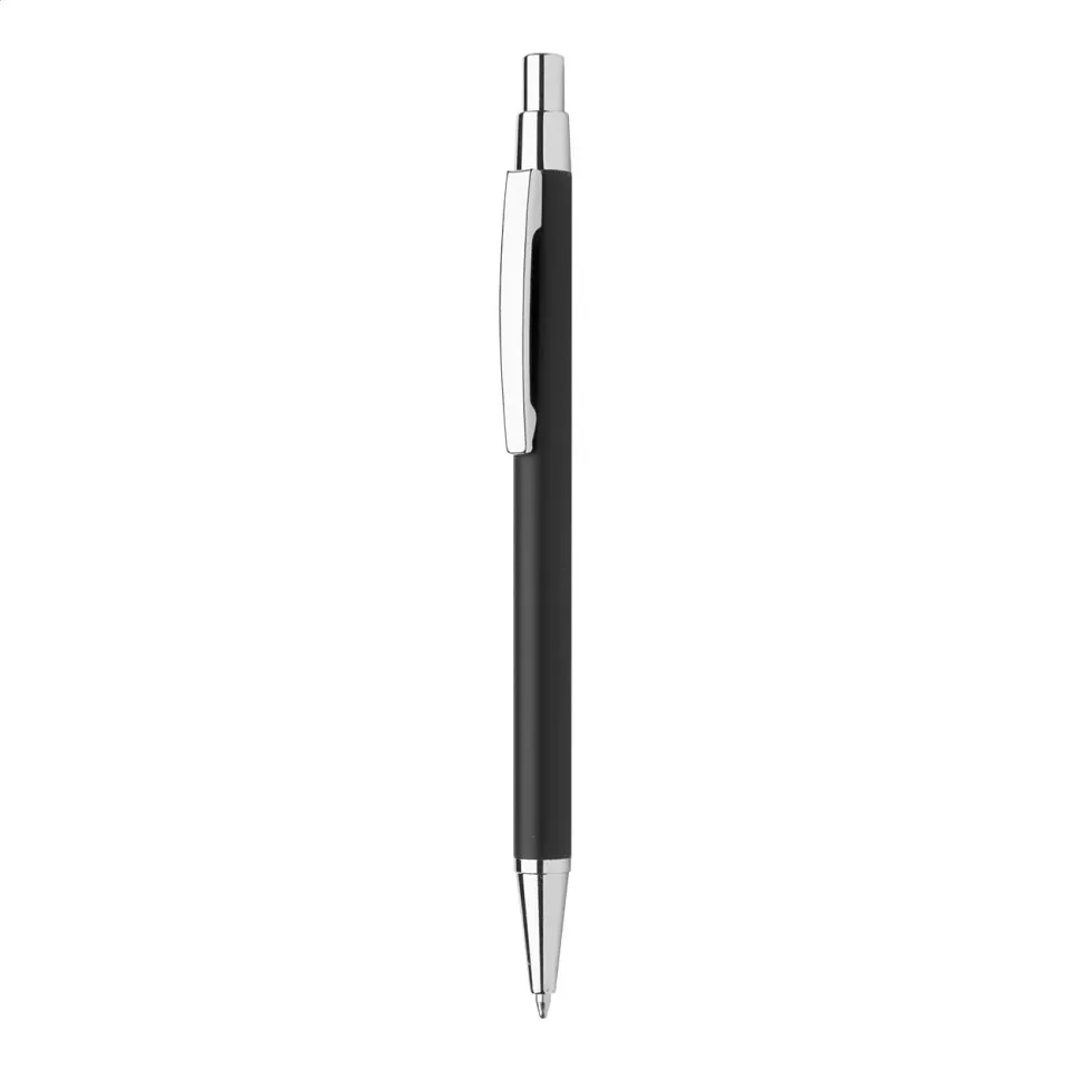 Chromy black  ballpoint pen 