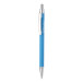 Chromy light blue  ballpoint pen 