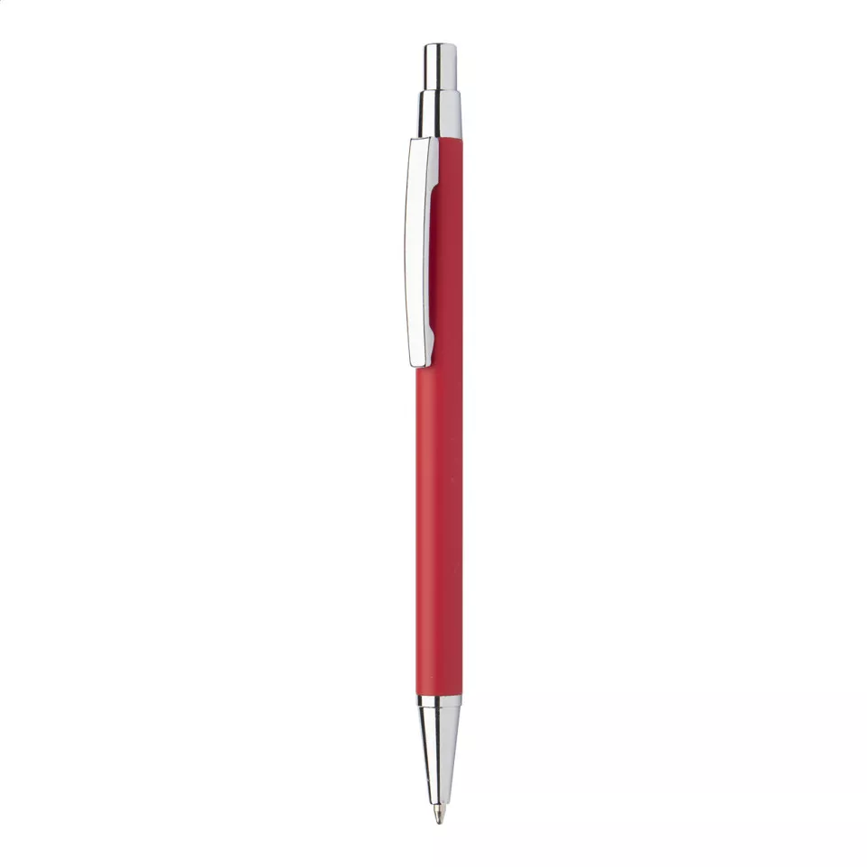 Chromy red  ballpoint pen 