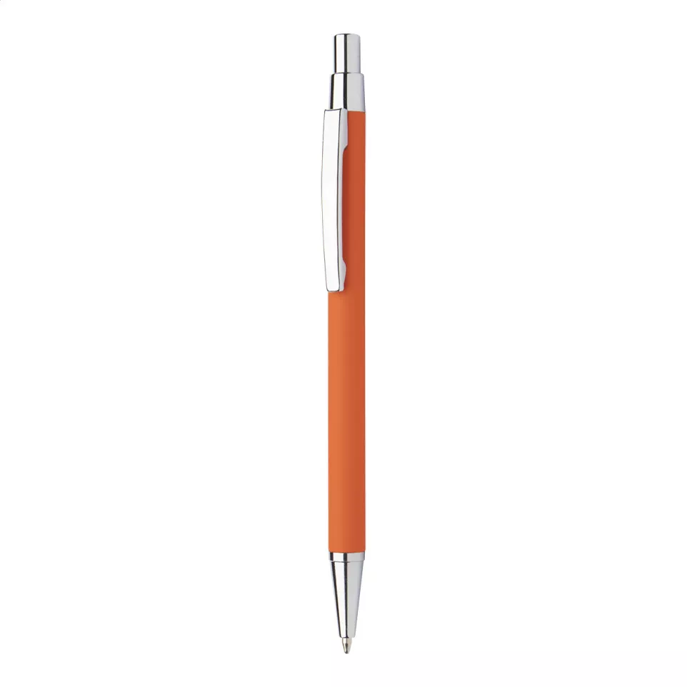Chromy orange  ballpoint pen 