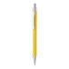 Chromy yellow  ballpoint pen 
