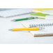 Chromy yellow  ballpoint pen 