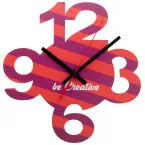 BeTime 12 white  wall clock 