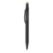 Pearly gold black ballpoint pen 