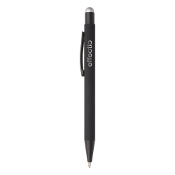 Pearly zilver zwart balpen 
