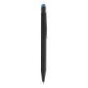 Pearly light blue black ballpoint pen 