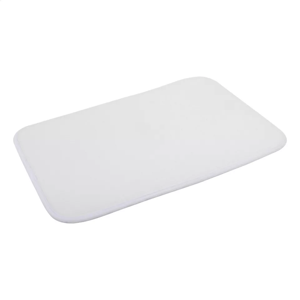 Bentry white  sublimation bath mat 