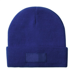 Pronsen blauw  winter muts 