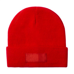Pronsen rood  winter muts 