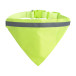 Lurex yellow  reflective dog's collar 