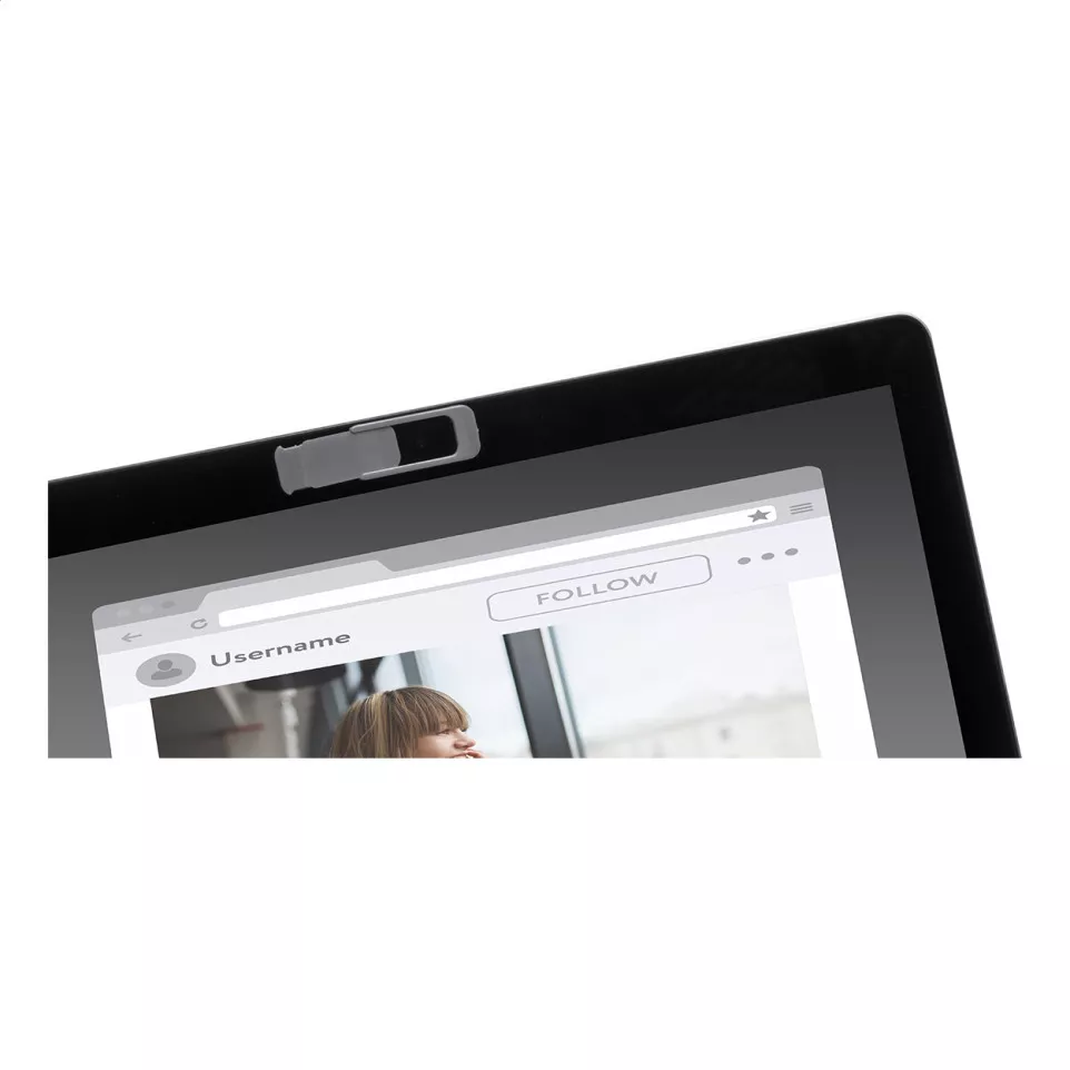 Blinka ash grey  webcam blocker 