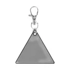 Trikke zilver  reflecterende sleutelhanger 
