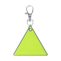 Trikke yellow  reflective keyring 