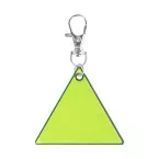 Trikke yellow  reflective keyring 